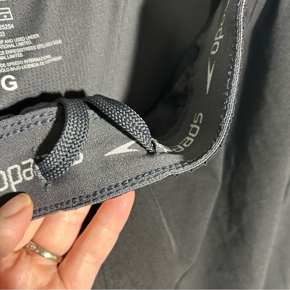 Speedo Men's Swim Trunk Tech Volley UPF 50+  Trunk Lined Size Large Black - Picture 9 of 12